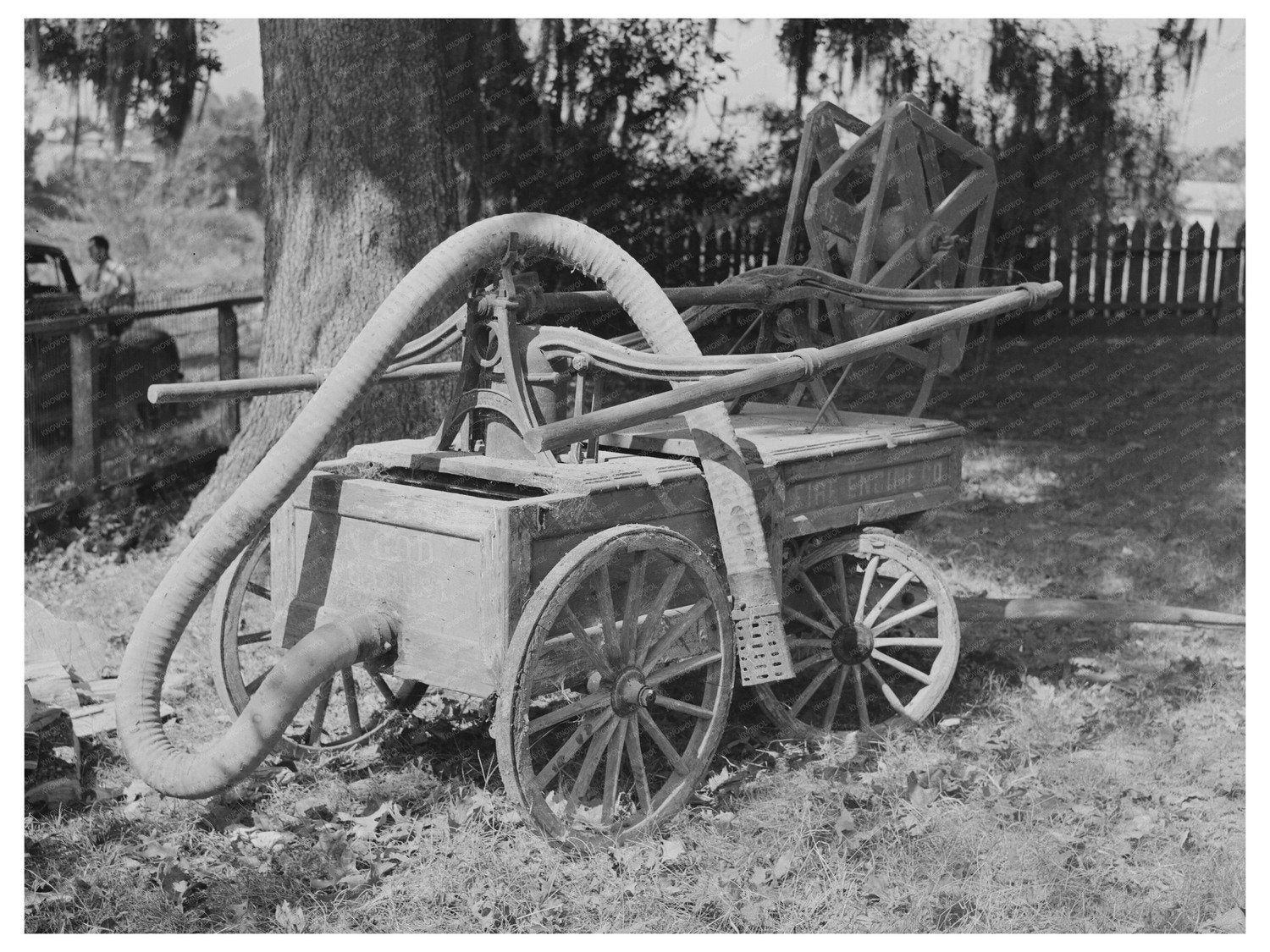 Saint Martinville Fire Engine Vintage Photo circa 1938