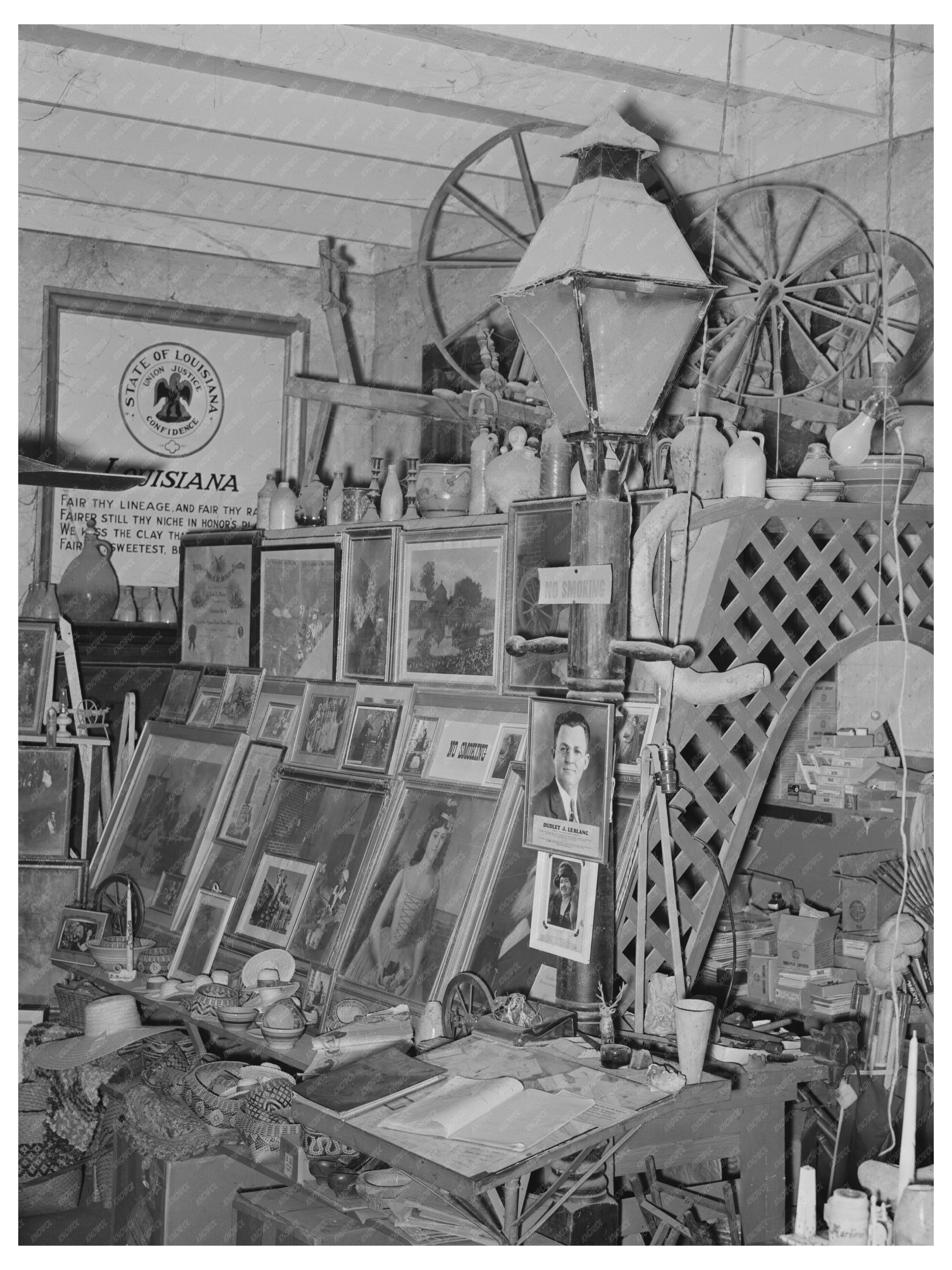 Antique Store and Evangeline Museum Saint Martinville 1938