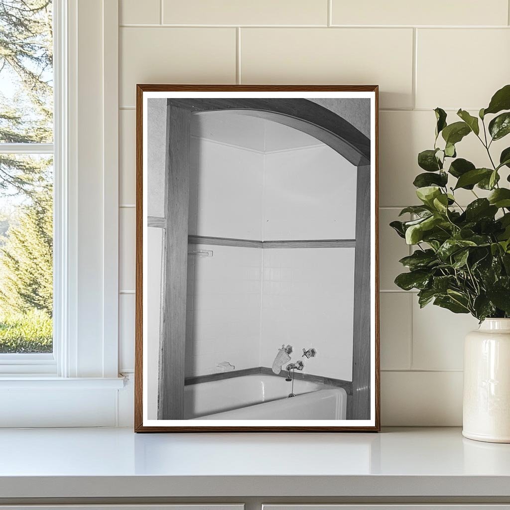 Recessed Bathtub in Joseph La Blancs Home 1938