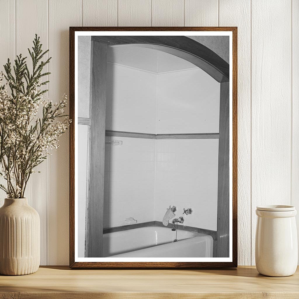 Recessed Bathtub in Joseph La Blancs Home 1938