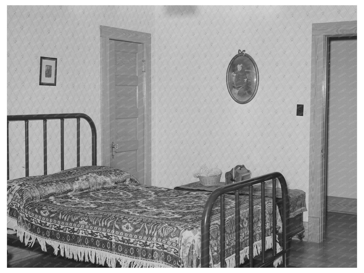 Joseph La Blancs Bedroom Crowley Louisiana 1938