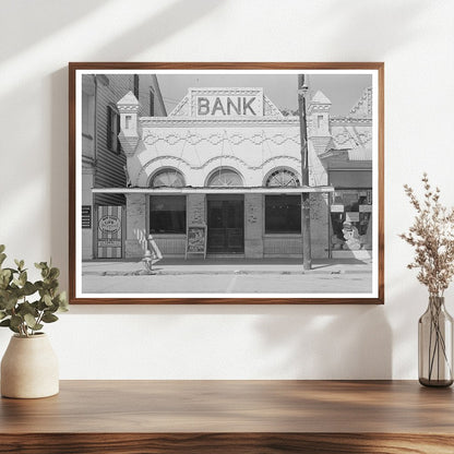 Vacant Bank Building in Saint Martinville Louisiana 1938