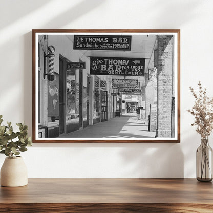 Saint Martinville Louisiana Main Street October 1938 Image