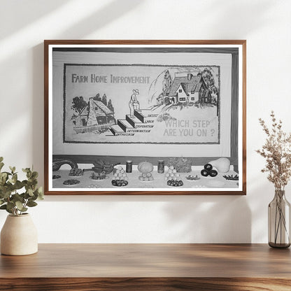 Vintage 1938 Agricultural Exhibit Poster Louisiana Fair