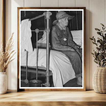 Elderly Man in Rural Home Acadia Parish Louisiana 1938