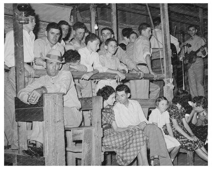 Mens Section at Fais-Do-Do National Rice Festival 1938