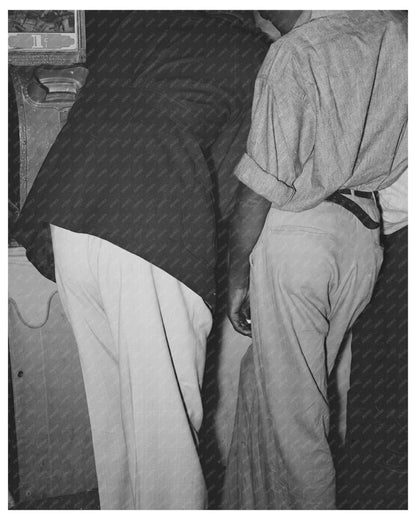 Boys Watching Penny Movies in Donaldsonville 1938