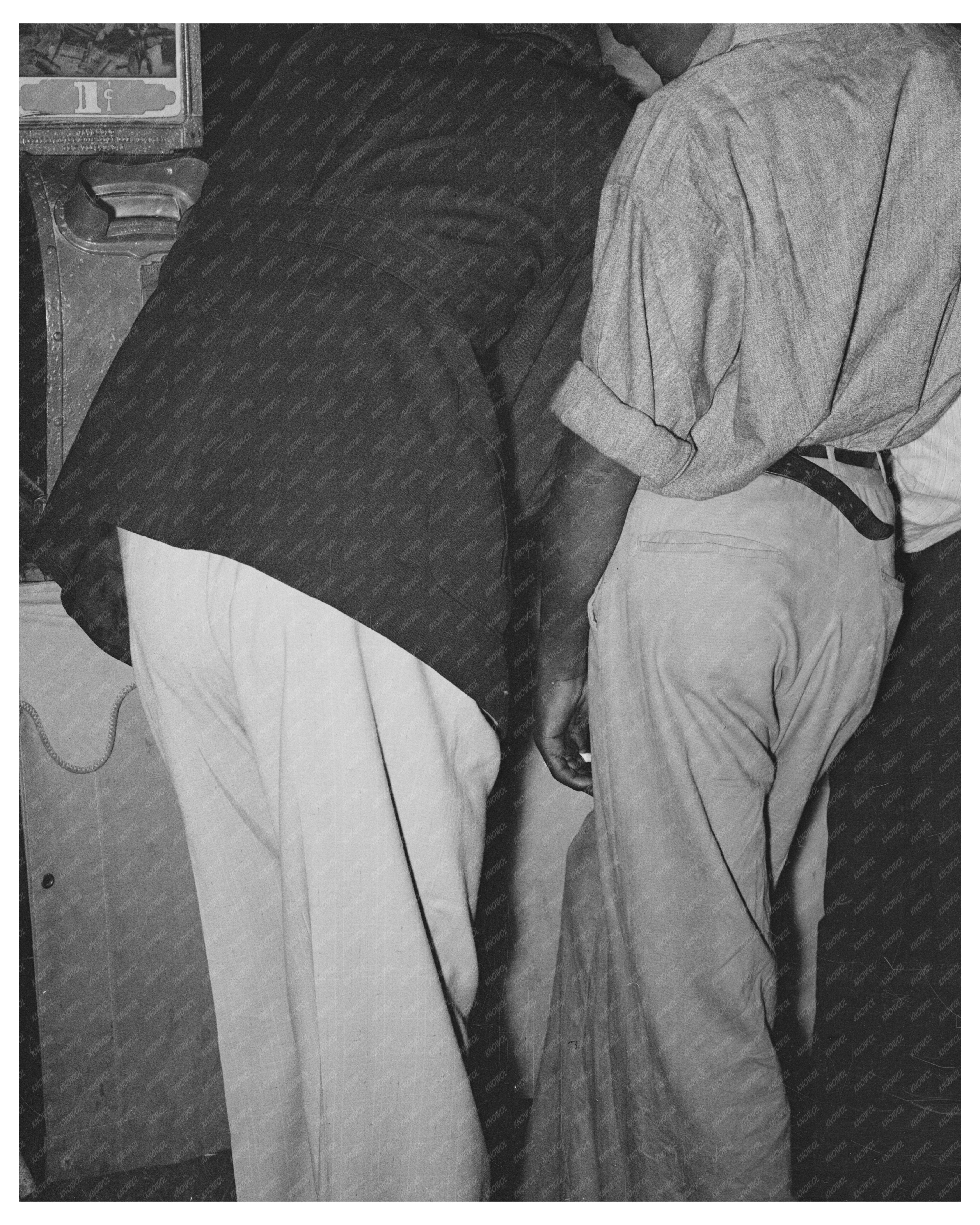 Boys Watching Penny Movies in Donaldsonville 1938