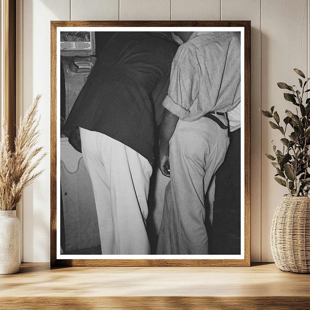 Boys Watching Penny Movies in Donaldsonville 1938