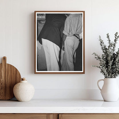 Boys Watching Penny Movies in Donaldsonville 1938