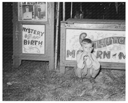 Young Boy at South Louisiana State Fair 1938