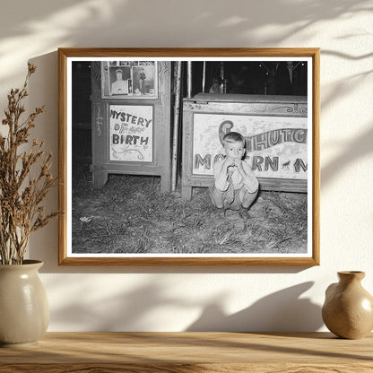 Young Boy at South Louisiana State Fair 1938