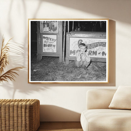 Young Boy at South Louisiana State Fair 1938