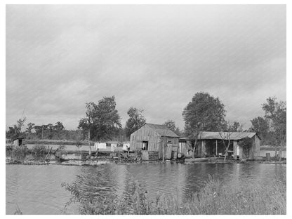 Fishermans House Lake Maurepas Akers Louisiana 1938