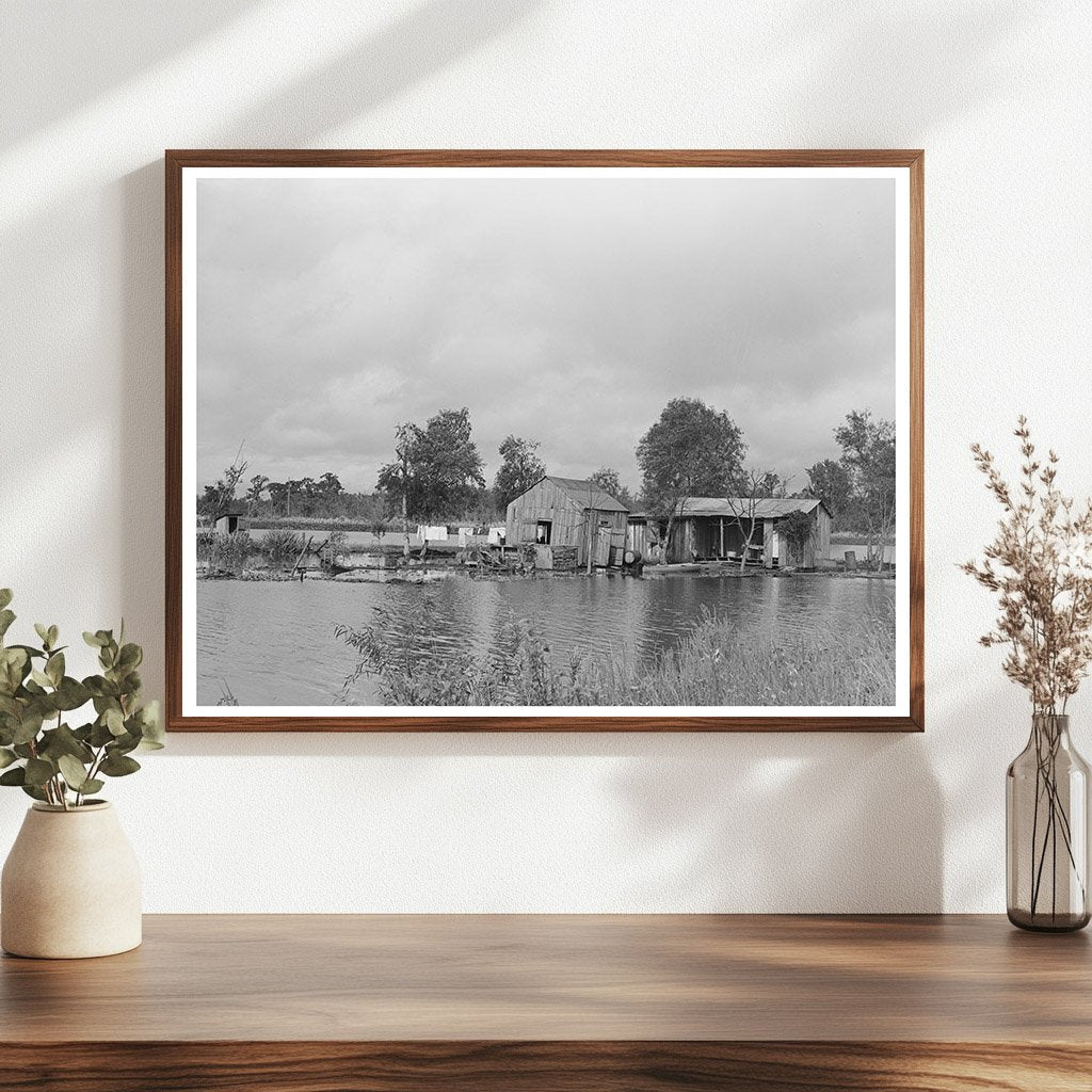Fishermans House Lake Maurepas Akers Louisiana 1938