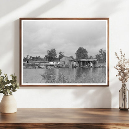 Fishermans House Lake Maurepas Akers Louisiana 1938