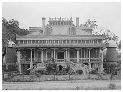 San Francisco Plantation House Louisiana October 1938