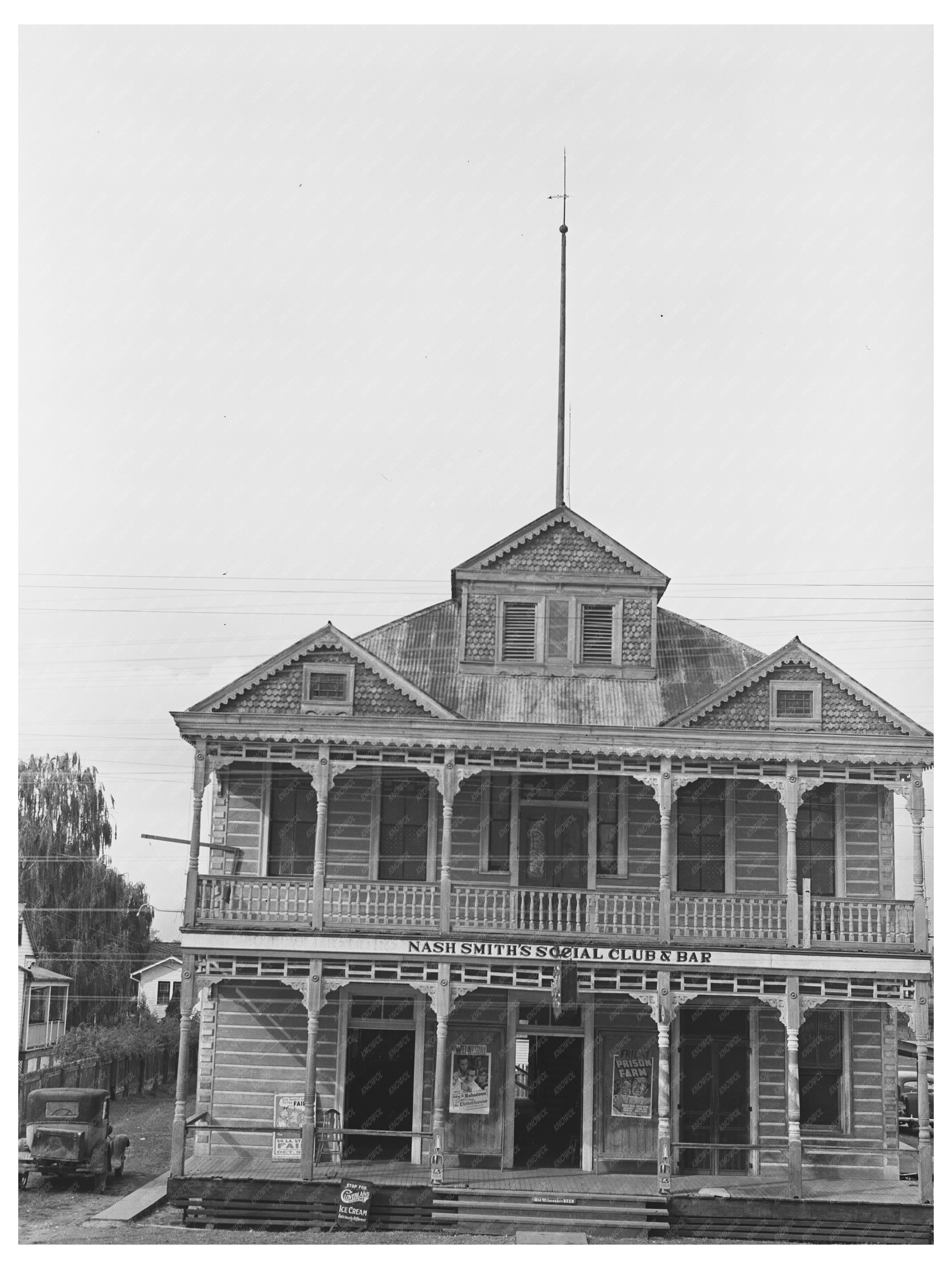 Vintage Building in Norco Louisiana October 1938