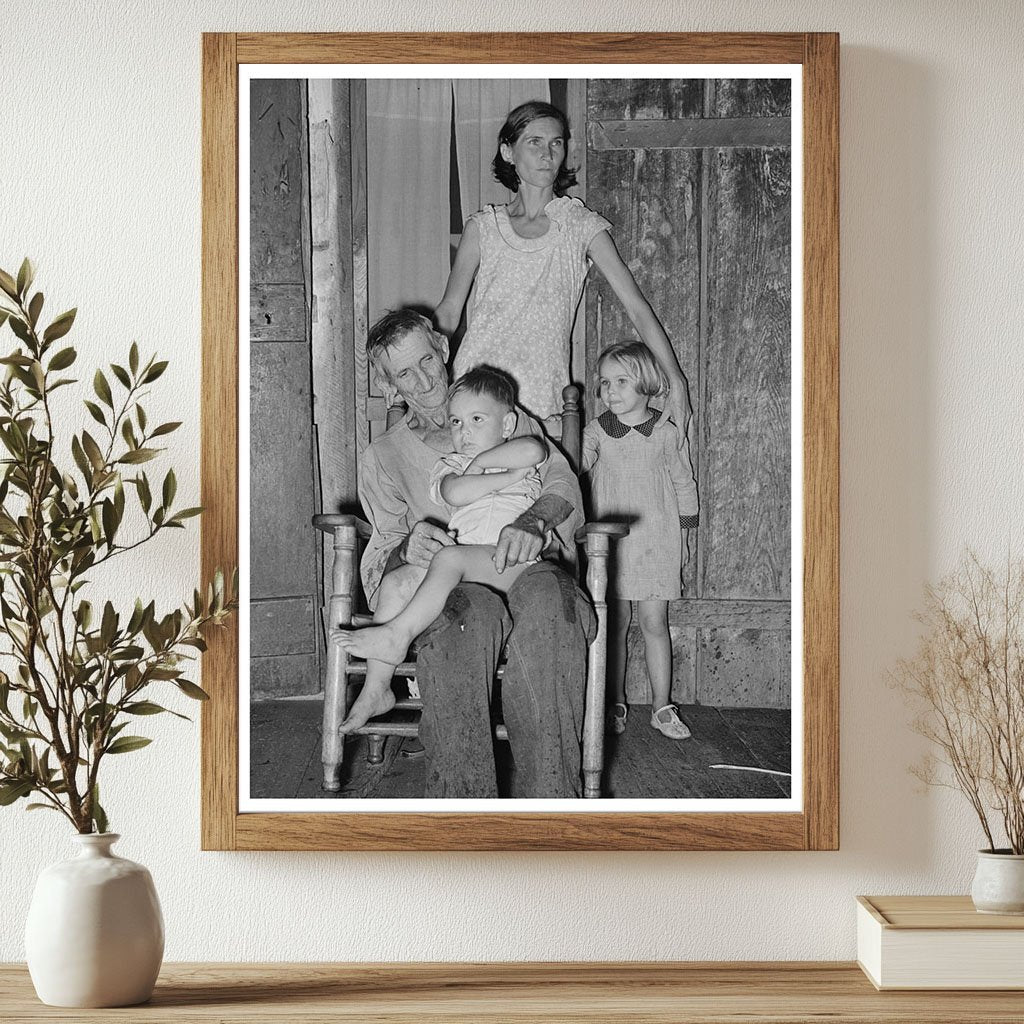 Family in Lutcher Louisiana October 1938 Rural Life Image