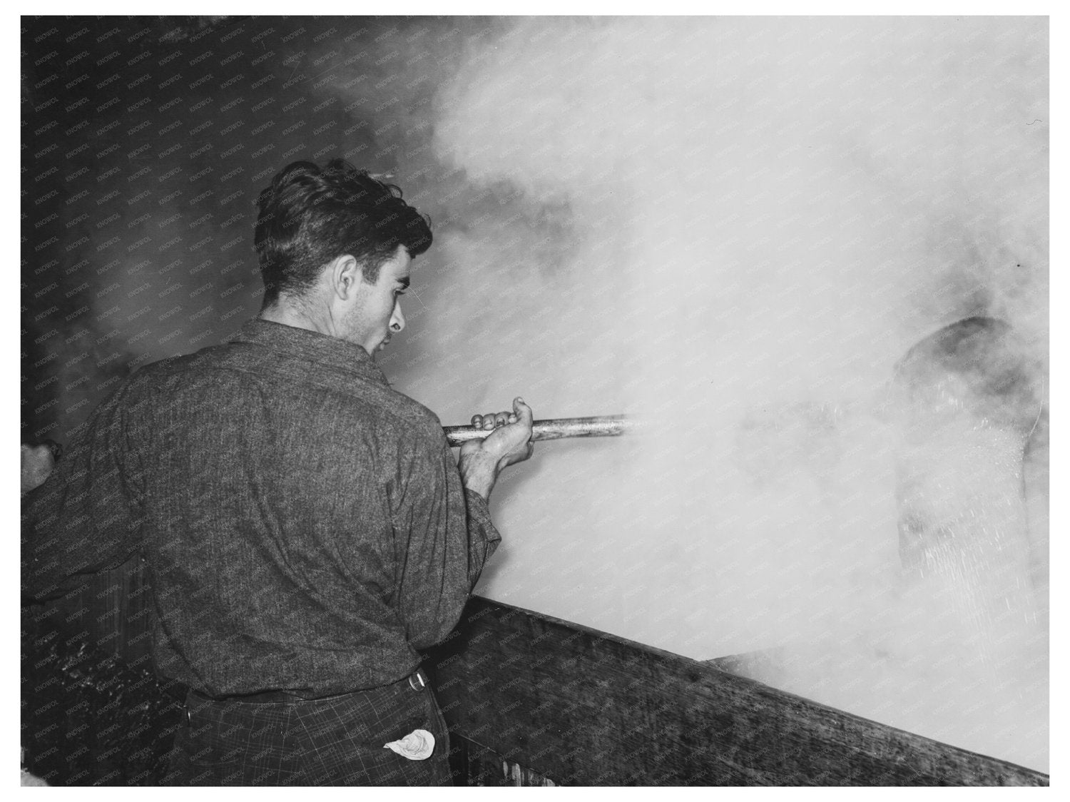 Syrup Production at New Iberia Mill October 1938