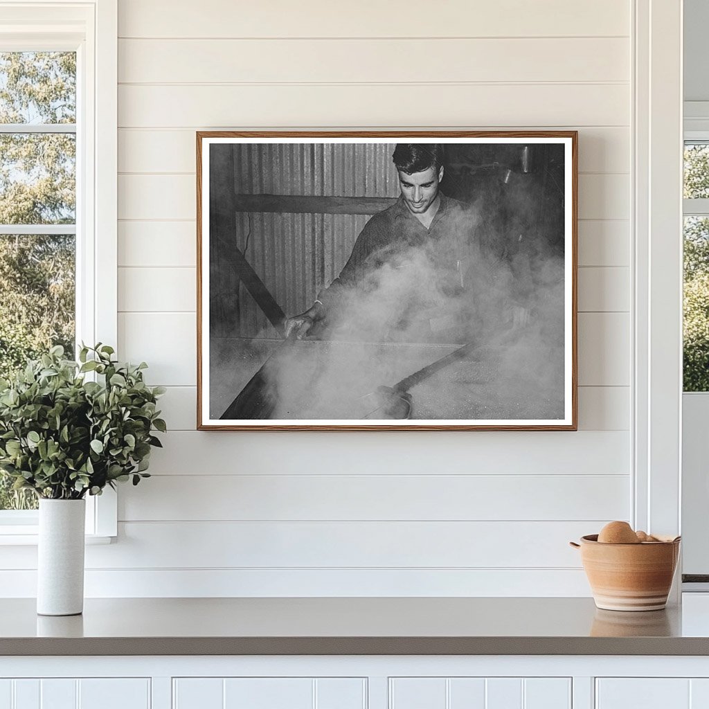 Syrup Making from Sugarcane Juice New Iberia 1938