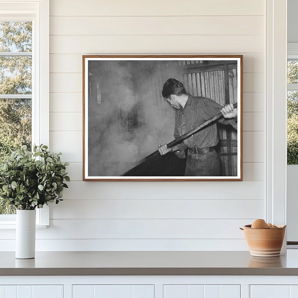 Syrup Production Process in New Iberia Louisiana 1938