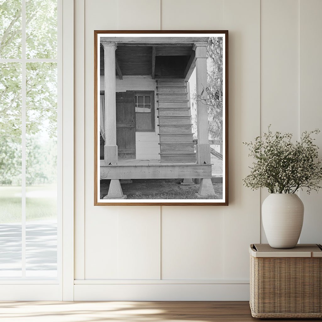 Acadian House with Stairway Breaux Bridge Louisiana 1938