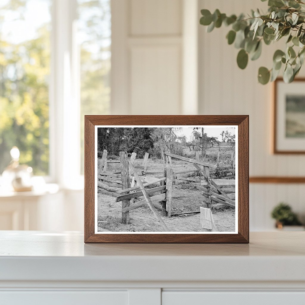 Fencing on W.E. Smiths Farm Morganza Louisiana 1938