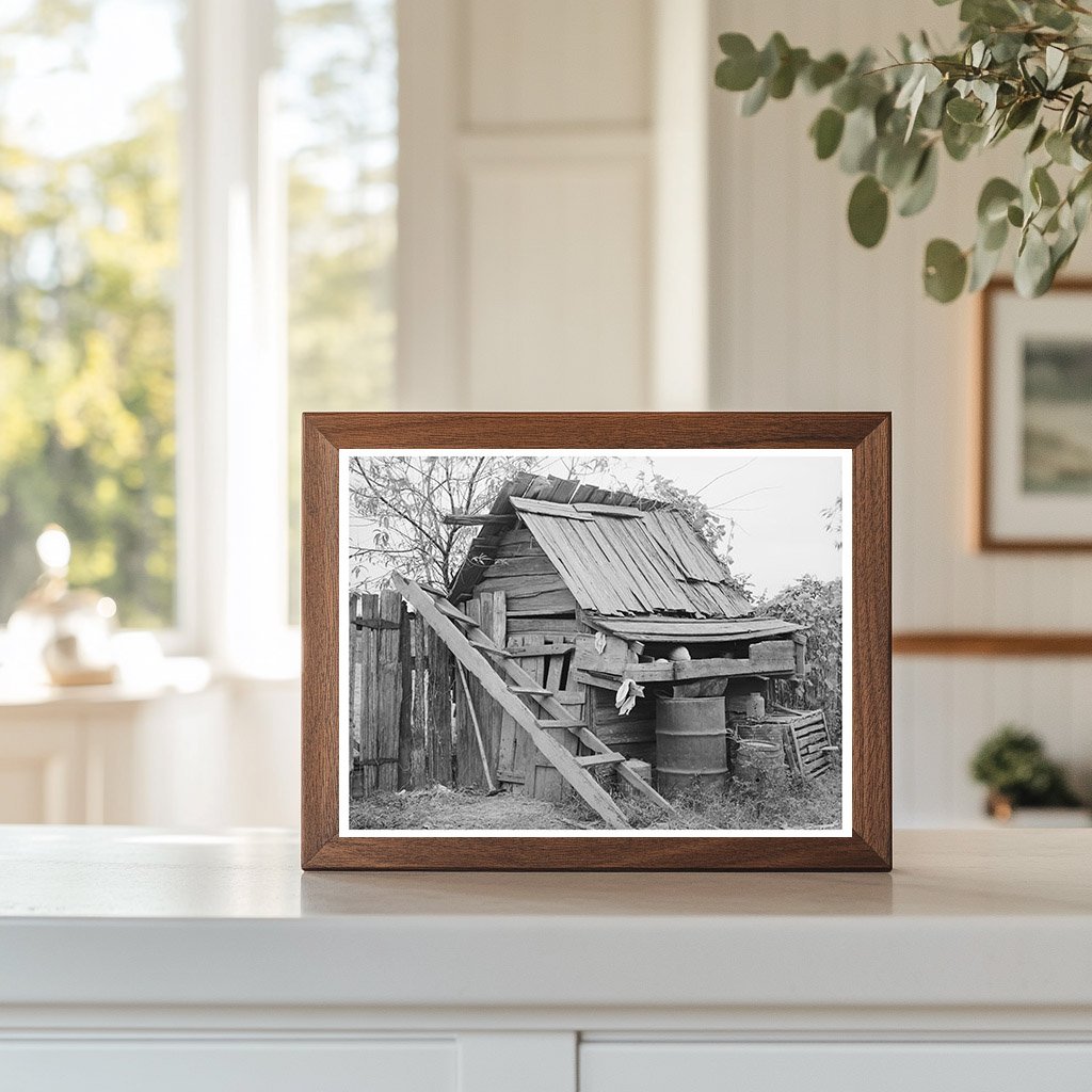 Vintage Farm Shed near Morganza Louisiana October 1938
