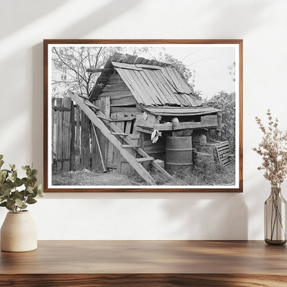 Vintage Farm Shed near Morganza Louisiana October 1938