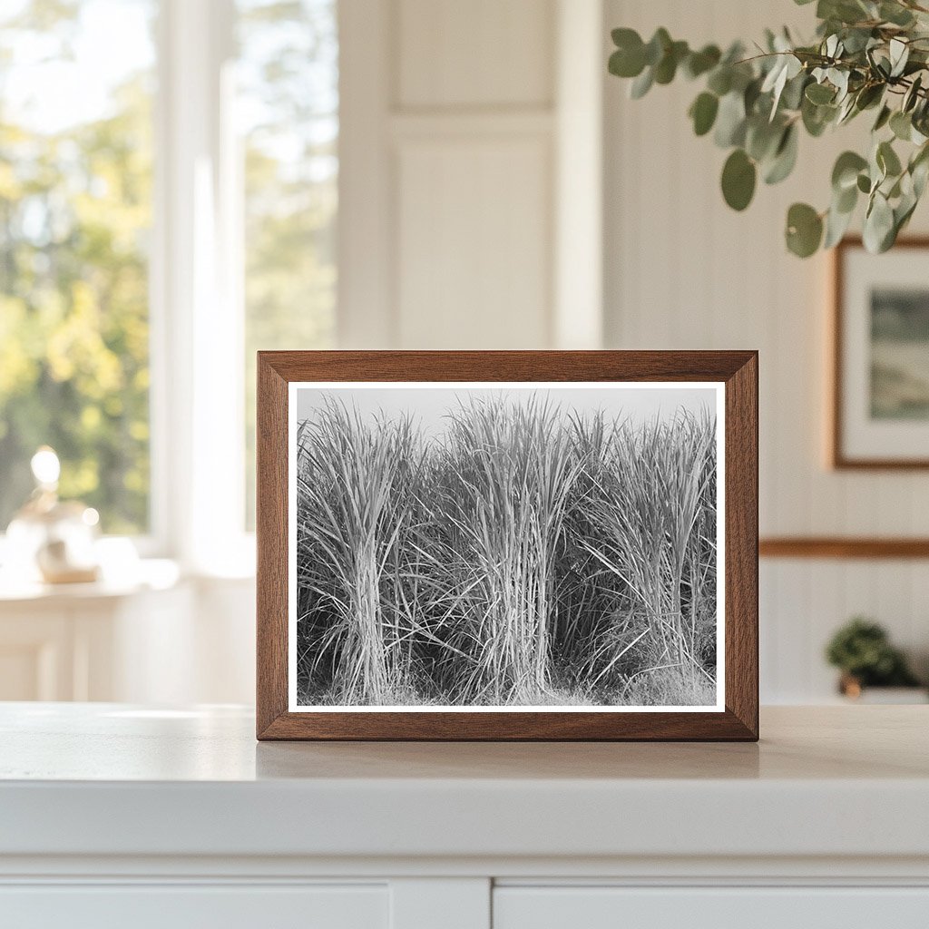 Sugarcane Ready for Harvest in Louisiana 1938