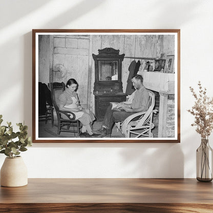 Mr. and Mrs. M. LaBlanc in Morganza Louisiana 1938