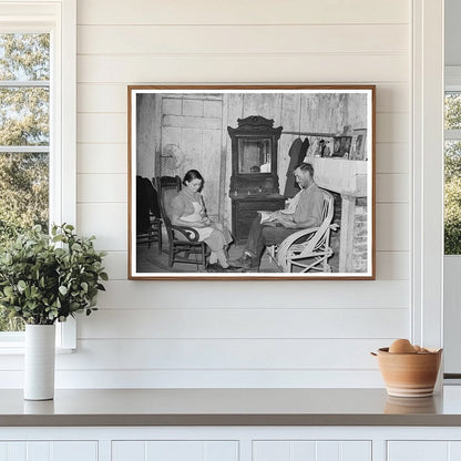 Mr. and Mrs. M. LaBlanc in Morganza Louisiana 1938