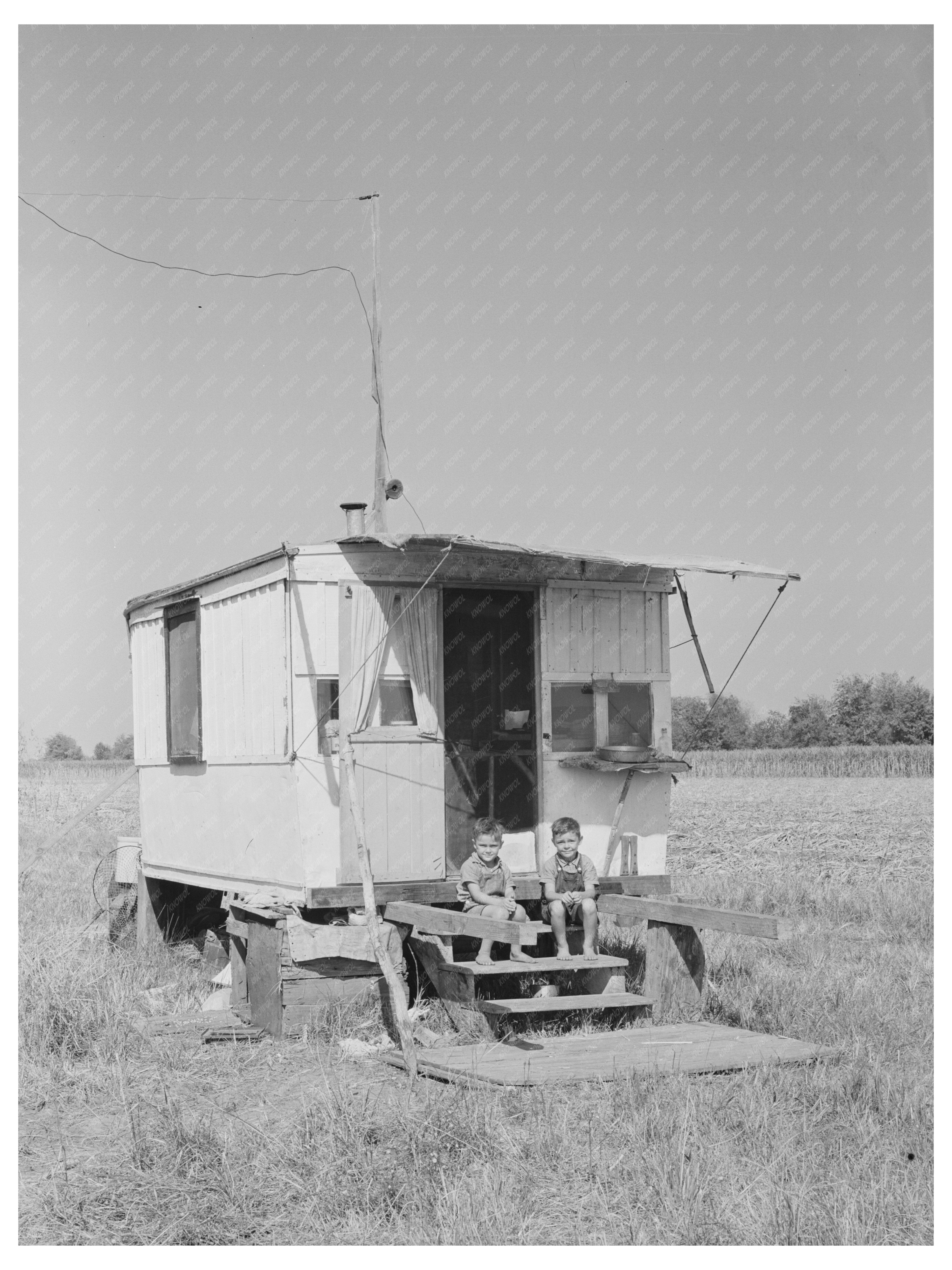 Cane Field Laborers Home New Iberia Louisiana 1938