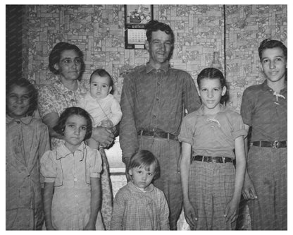 Cajun Farmers Family in Louisiana October 1938