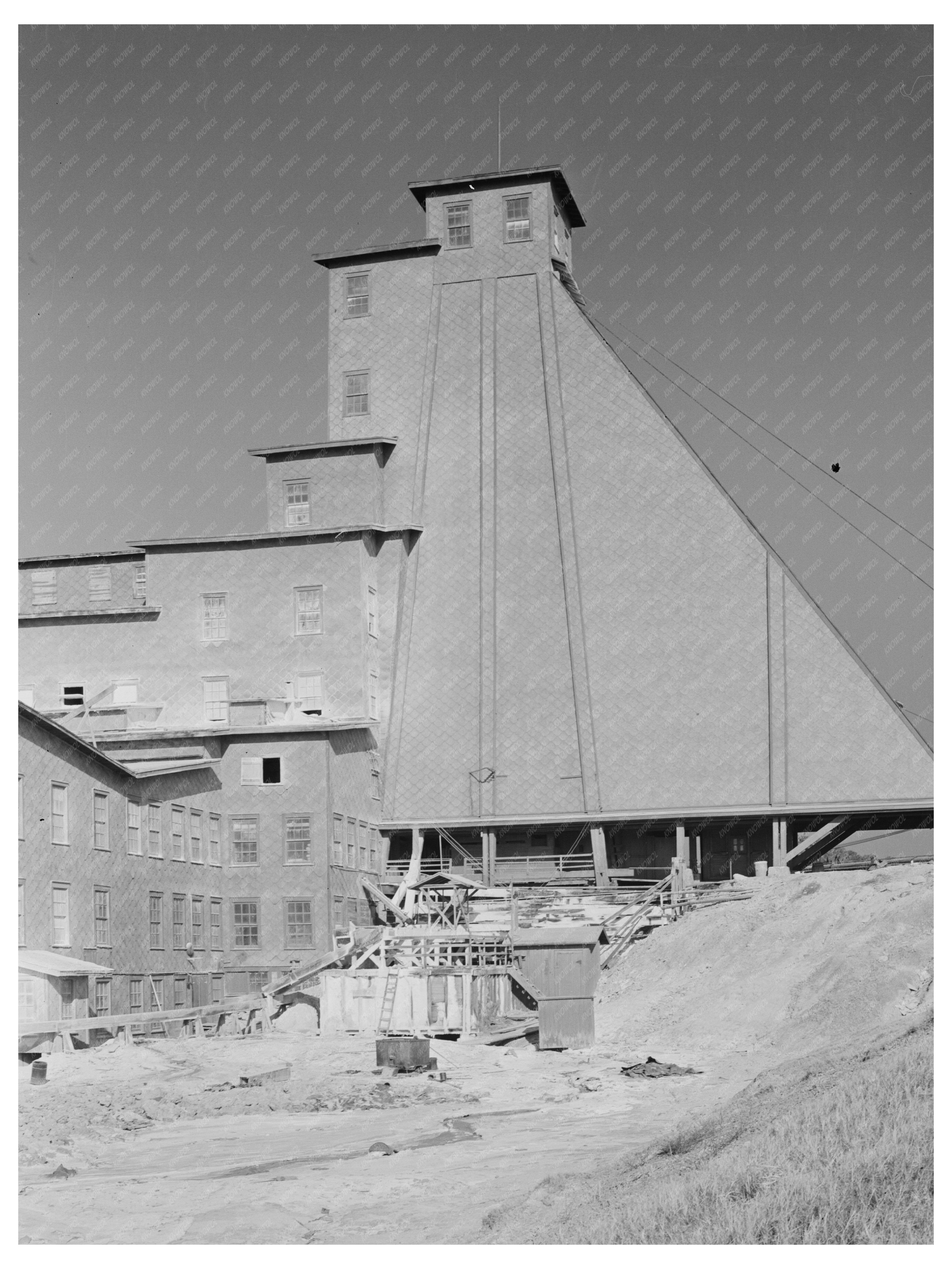 Salt Plant on Jefferson Island Louisiana 1938