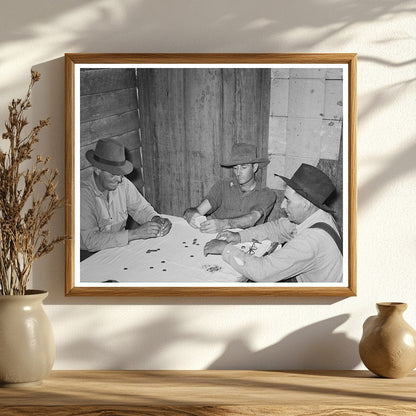 Poker Game at Day Laborers Home New Iberia 1938