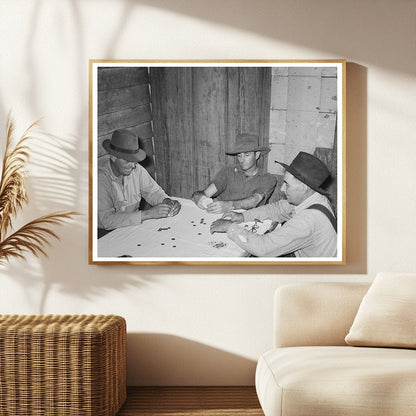 Poker Game at Day Laborers Home New Iberia 1938