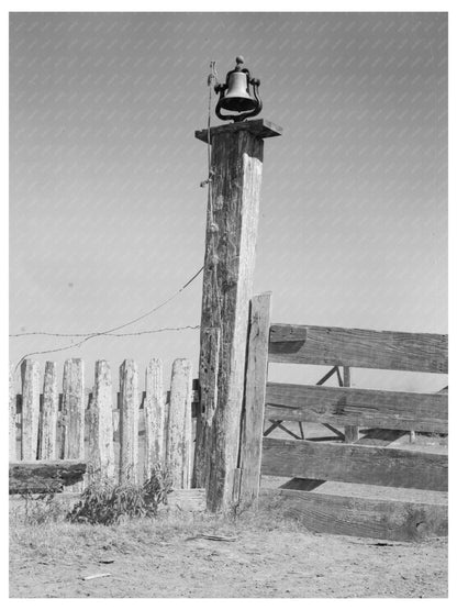 Old Bell on Sugarcane Plantation Gibson Louisiana 1938