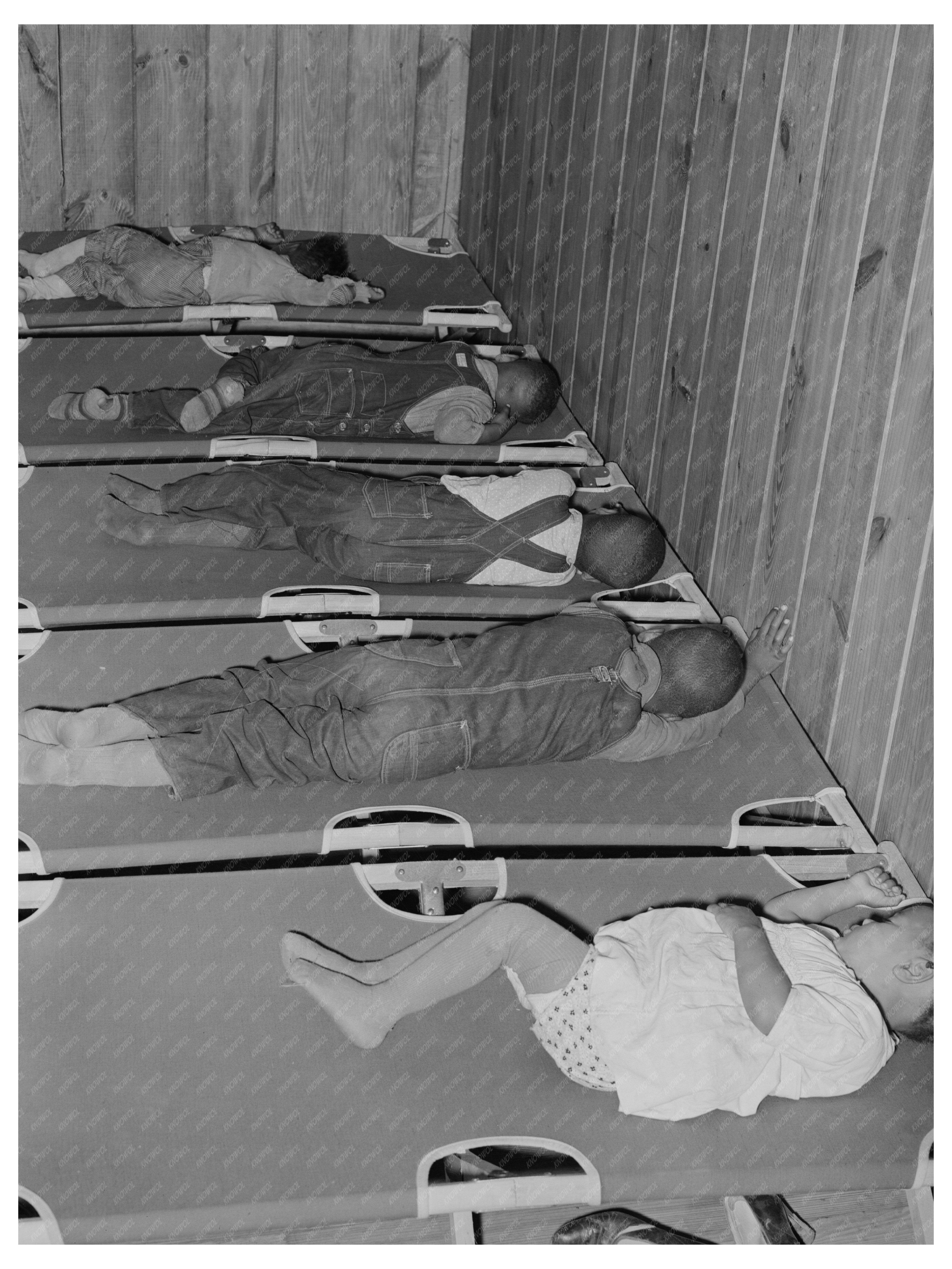 Nursery School Supervised Sleep Arkansas December 1938