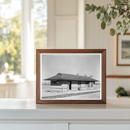 Jerome Arkansas Railroad Station January 1939 Vintage Image