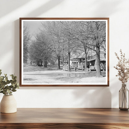 Main Street Scene in Jerome Arkansas January 1939