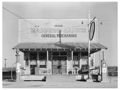 Hammond Ranch General Store Chicot County Arkansas 1939