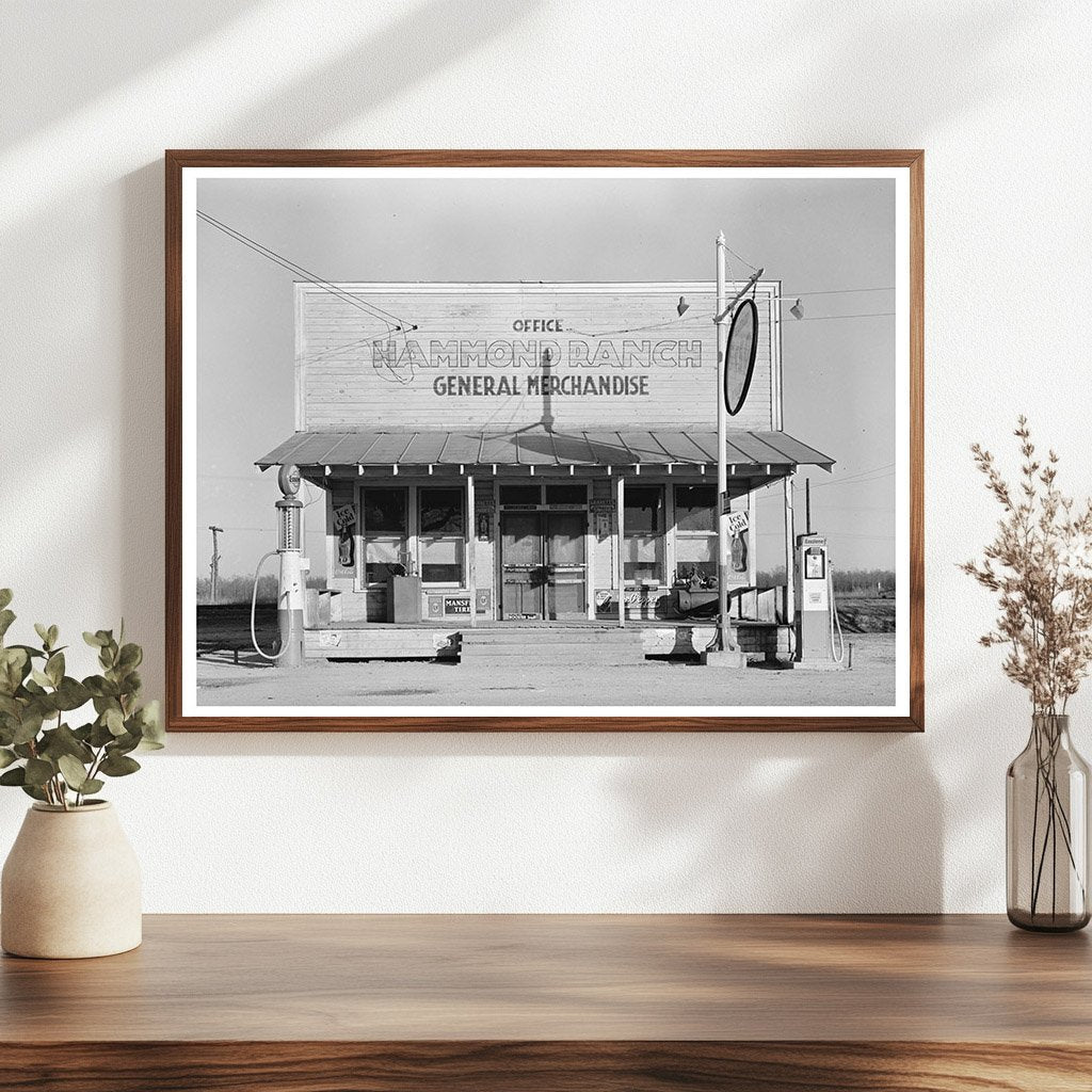 Hammond Ranch General Store Chicot County Arkansas 1939