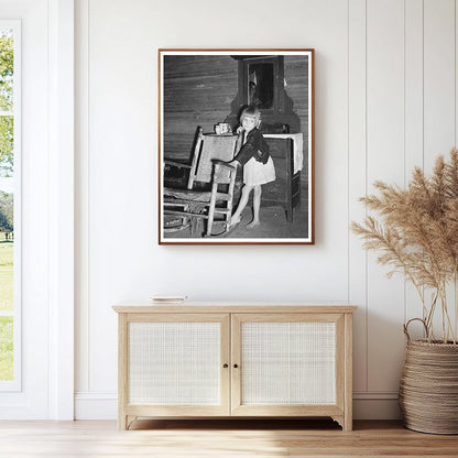 Child in Front of Dresser Laurel Mississippi January 1939