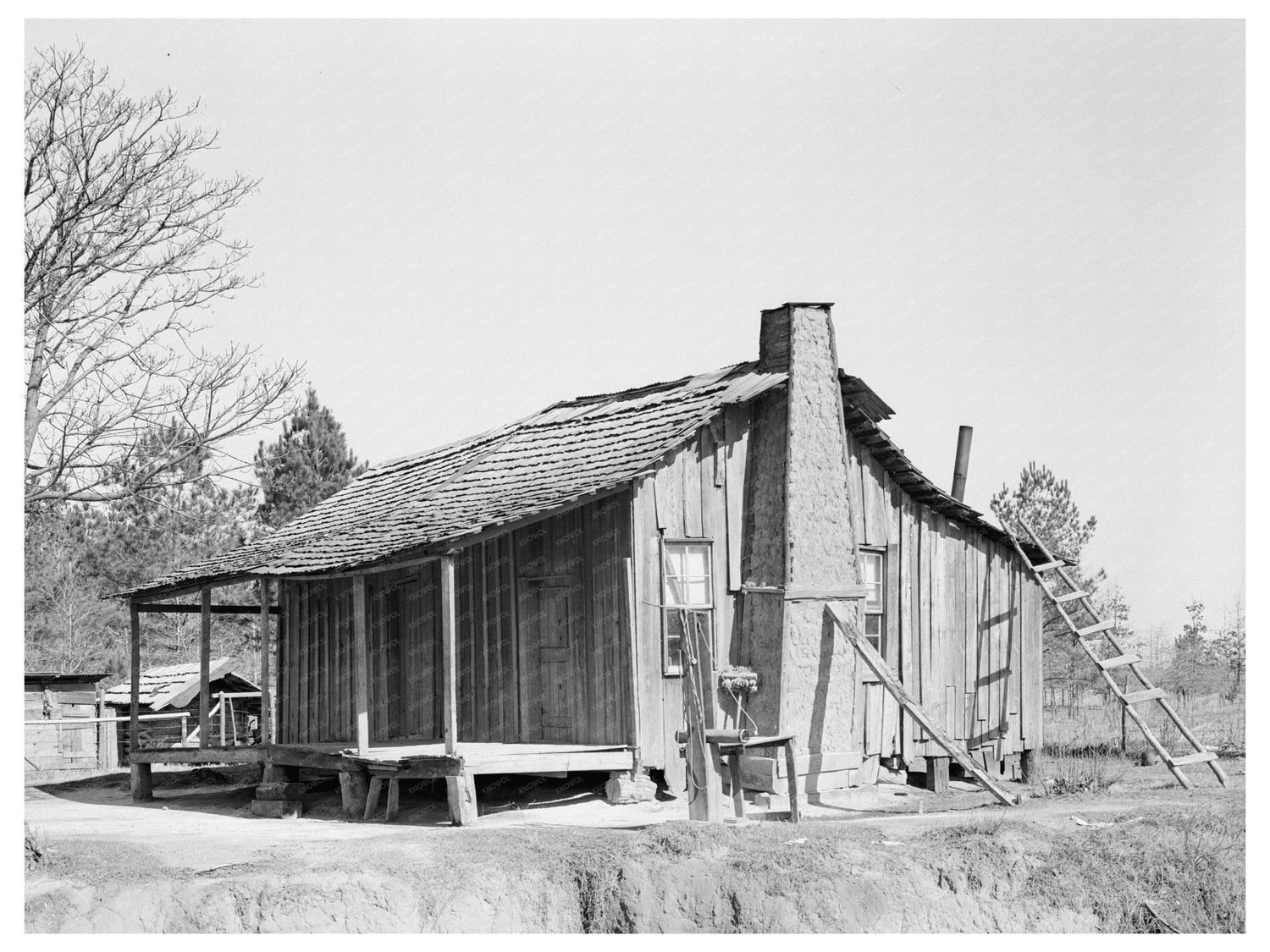 Rural Cabin in Taylorsville Mississippi 1939