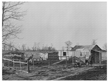 Sharecropper Carrying Water in Transylvania Louisiana 1939