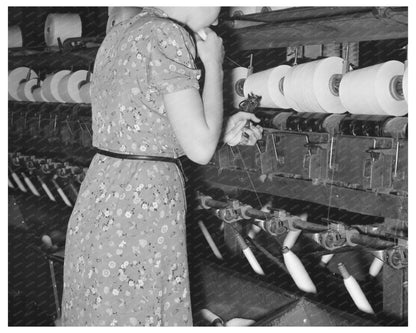 Spool Winding Machine Operator Laurel Mills January 1939