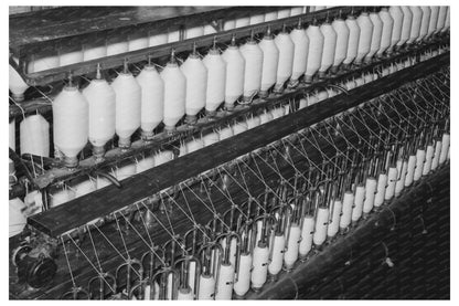 Workers Making Three-Twist Thread at Laurel Cotton Mills 1939