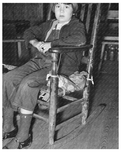 Child in Abandoned Church Laurel Mississippi 1939